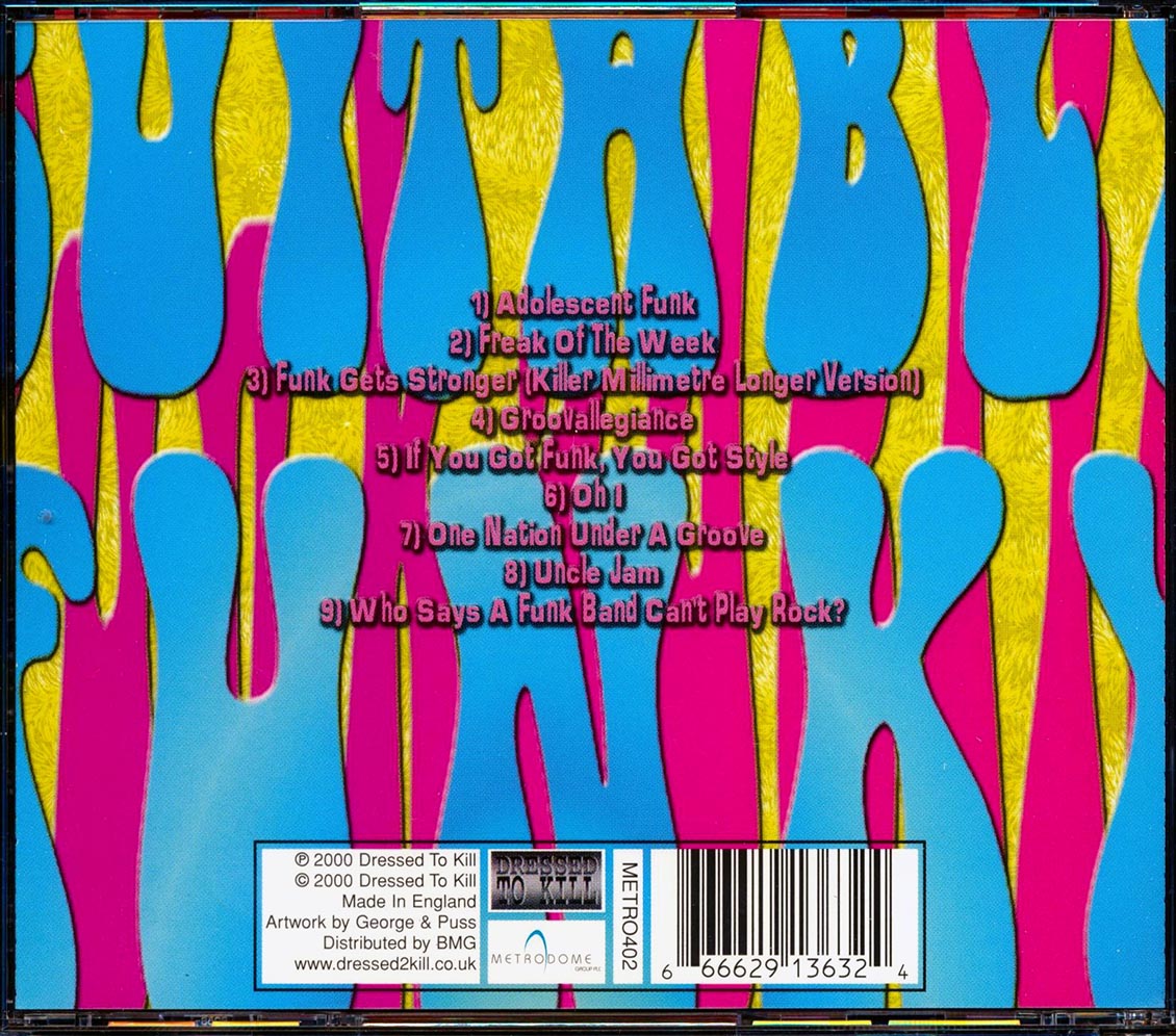 Funkadelic Suitably Funky Music CD