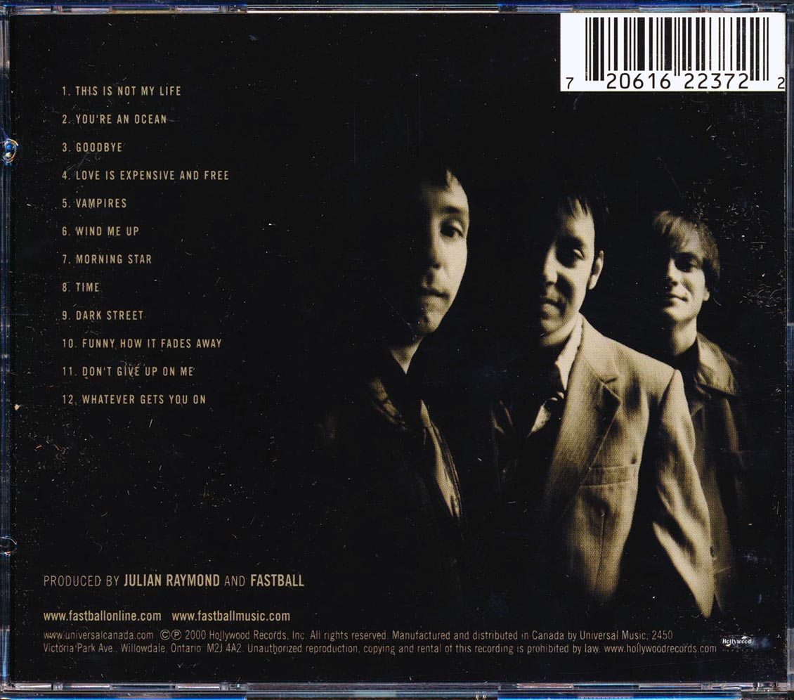 Fastball - The Harsh Light Of Day Music CD