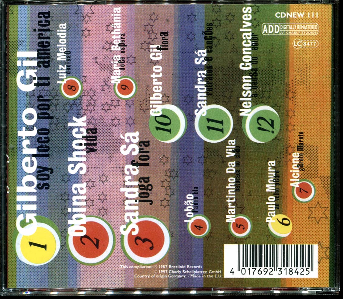 Gilberto Gil, Nelson Goncalves, Obina Shock, Sandra Sa, Etc. - Brazil Is Back Music CD