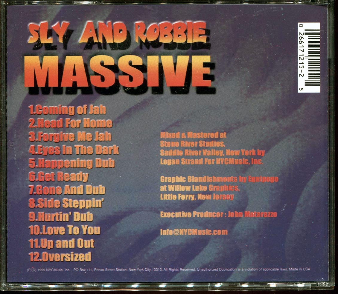 Sly & Robbie - Massive Music CD