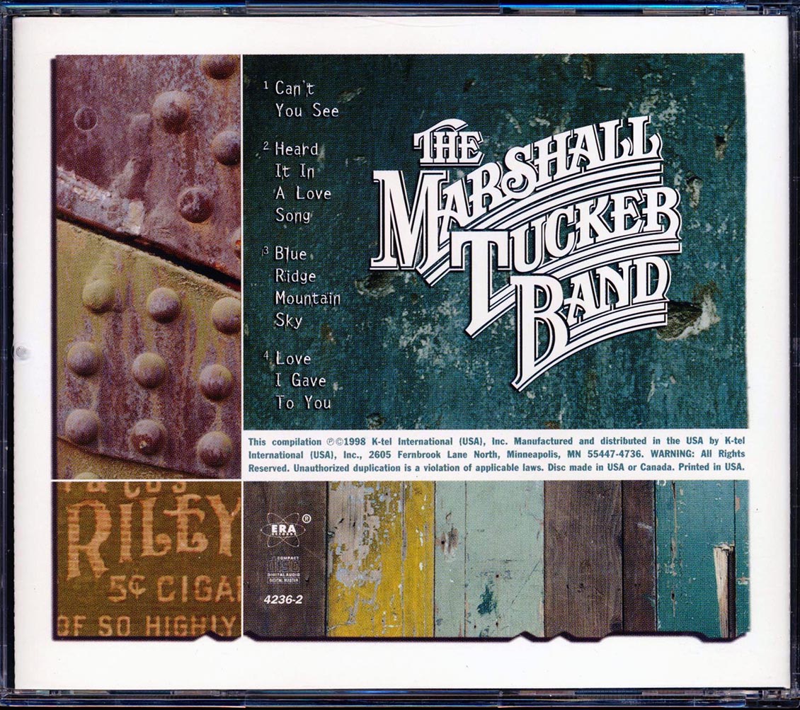 The Marshall Tucker Band - Tucker4 (ltd. ed.) Music CD