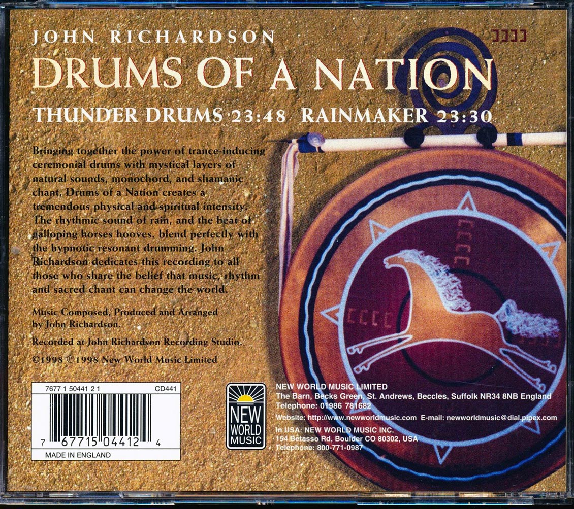 John Richardson - Drums Of A Nation Music CD