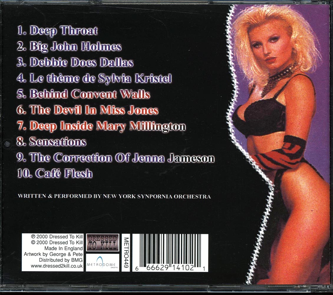 New York Synpornia Orchestra - Deep Throat: A Tribute To Blue Movies Music CD
