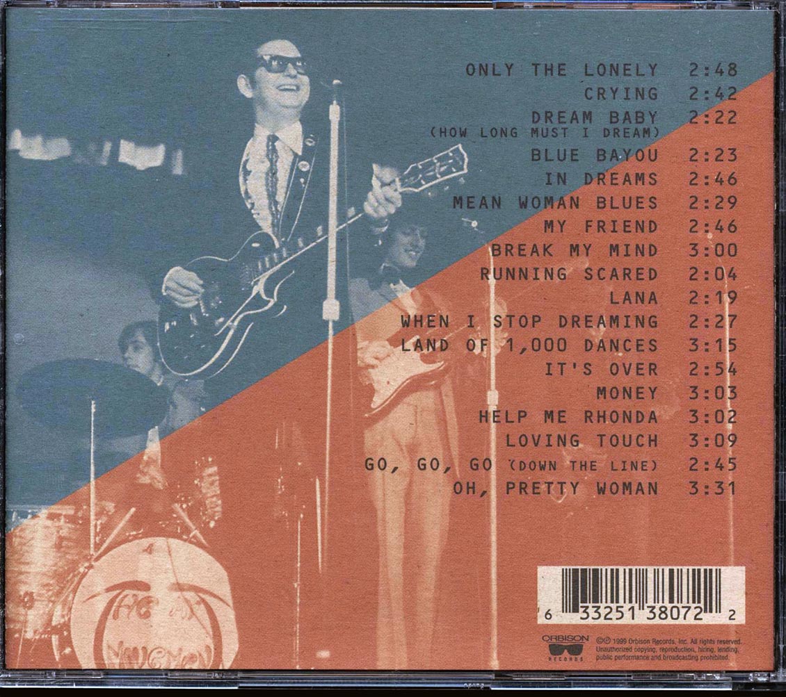 Roy Orbison - Live From Batley Variety Club, May 9, 1969, Batley, England Music CD