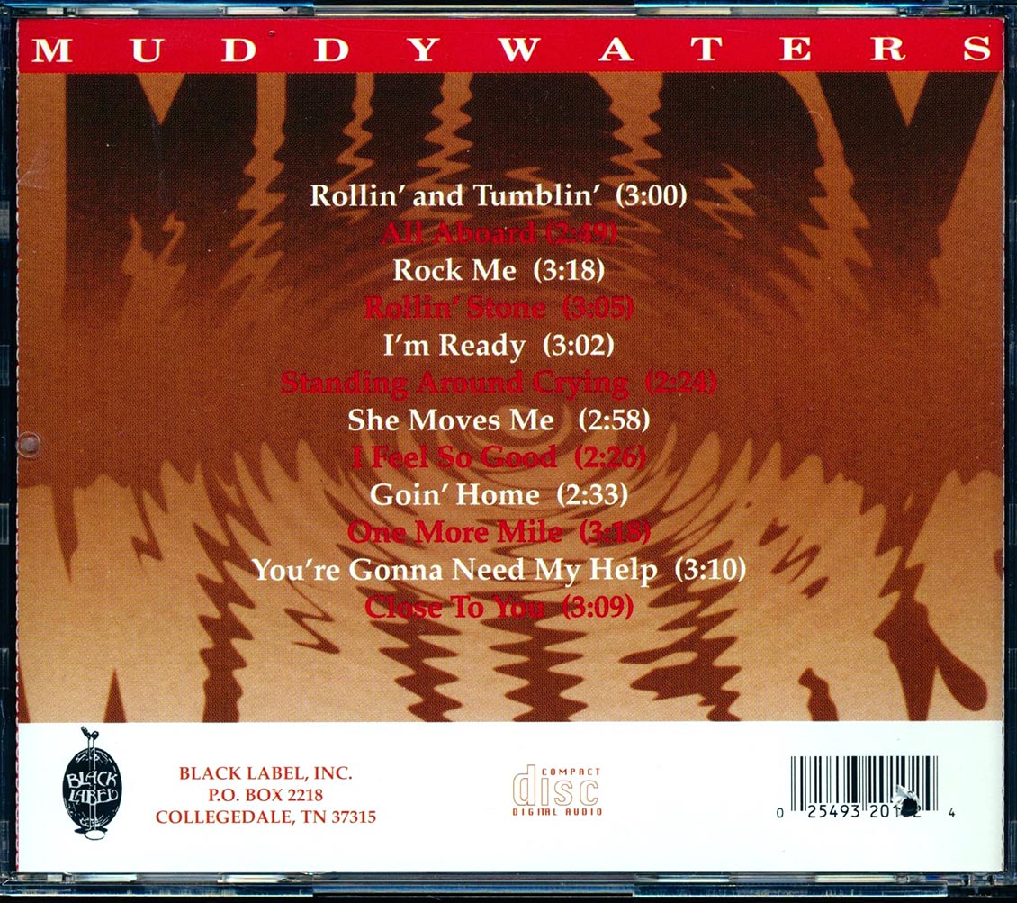 Muddy Waters Muddy Waters Music CD
