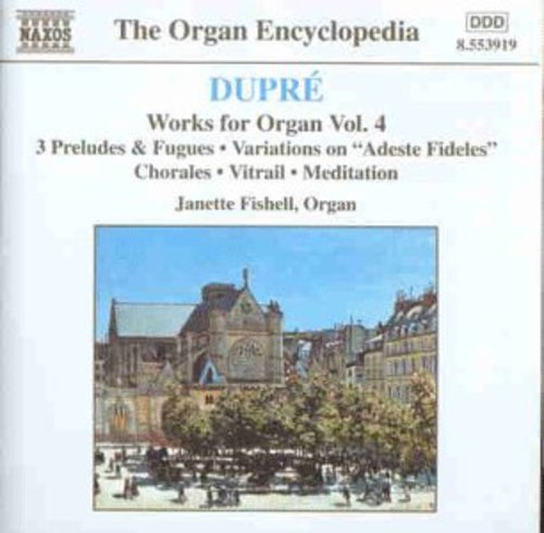 the album cover for Janette Fishell - Works for Organ 4