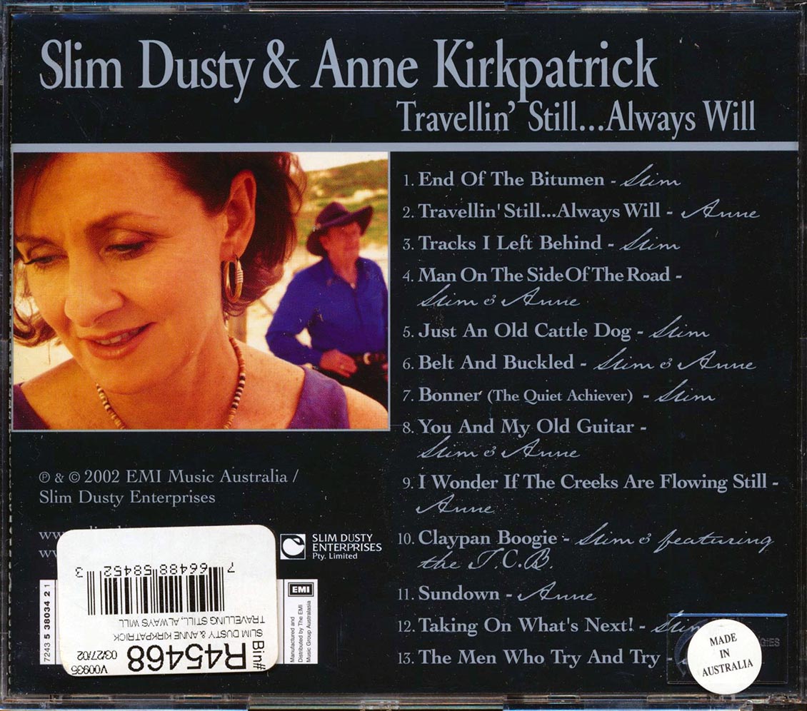 Slim Dusty & Anne Kirkpatrick - Travellin' Still Always Will Music CD