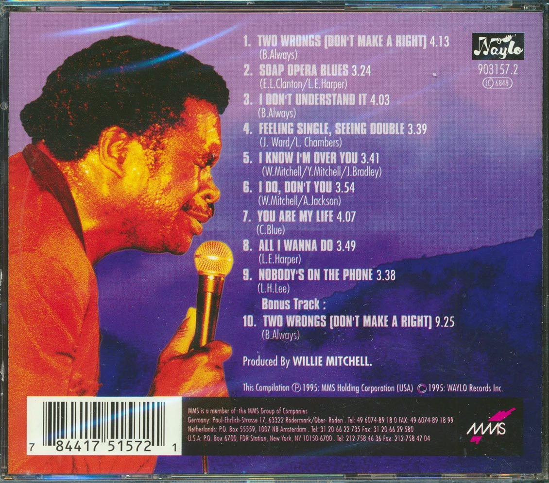 Otis Clay You Are My Life Music CD