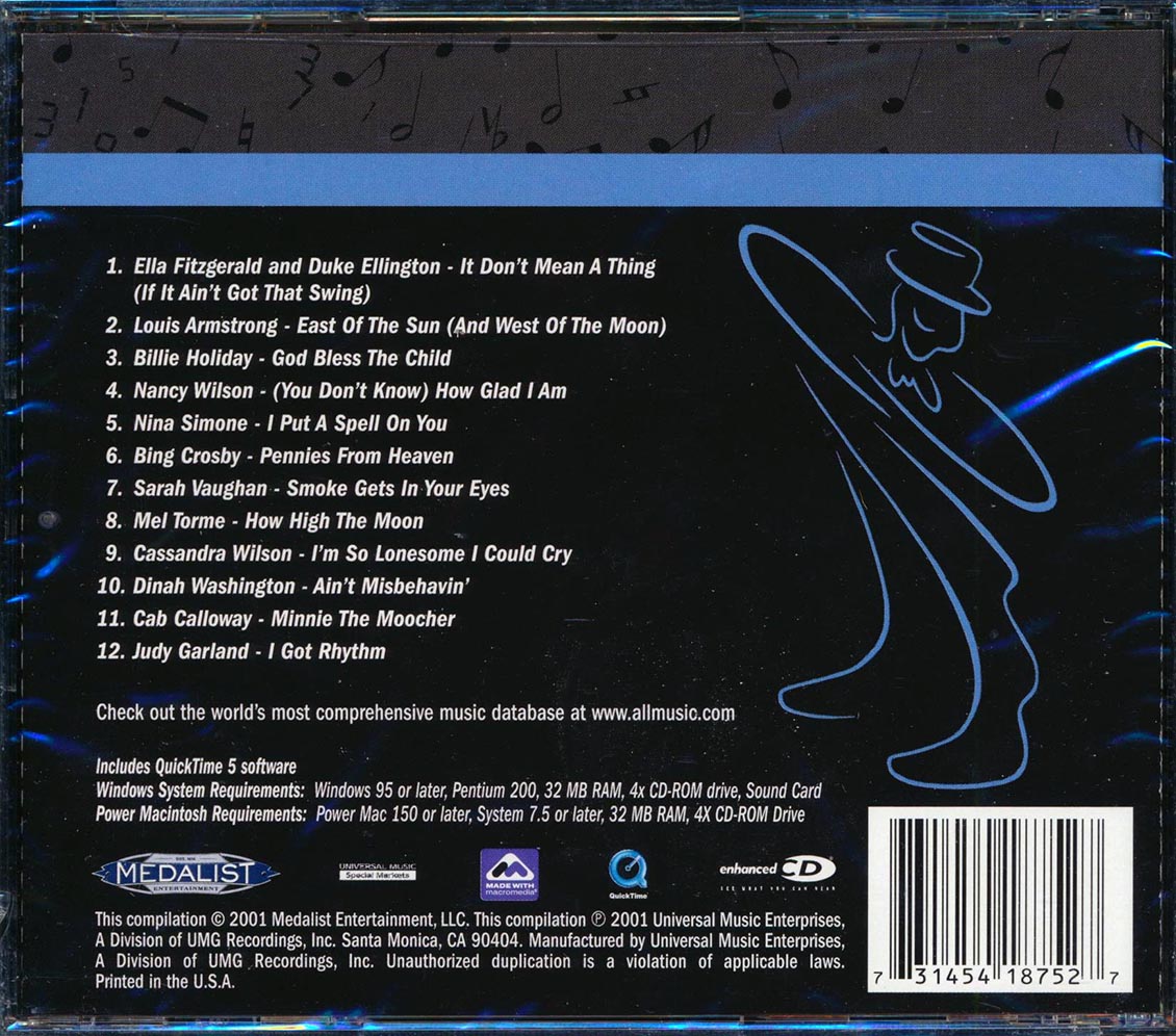 Bing Crosby, Nancy Wilson, Billie Holiday, Nina Simone, Judy Garland, Etc. - All Music Guide: The American Jazz Singers Music CD