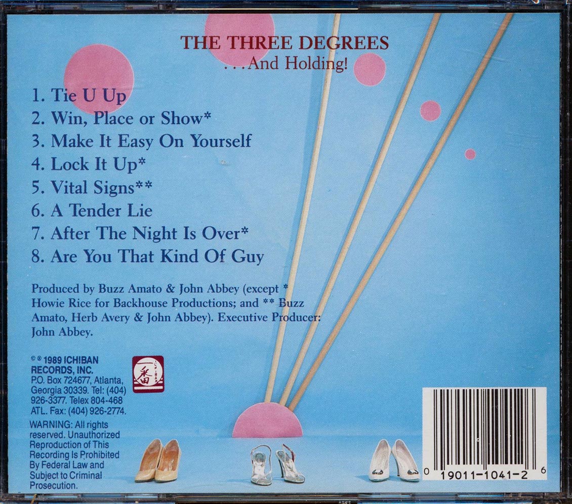The Three Degrees And Holding Music CD