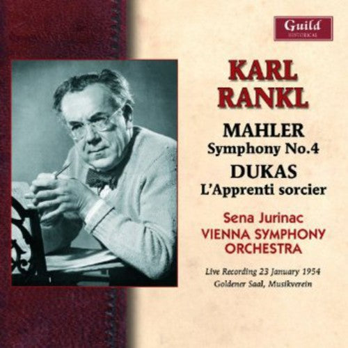 the album cover for Mahler / Dukas / Jurinac / Vienna So / Rankl - Karl Rankl: Mahler Dukas 1954