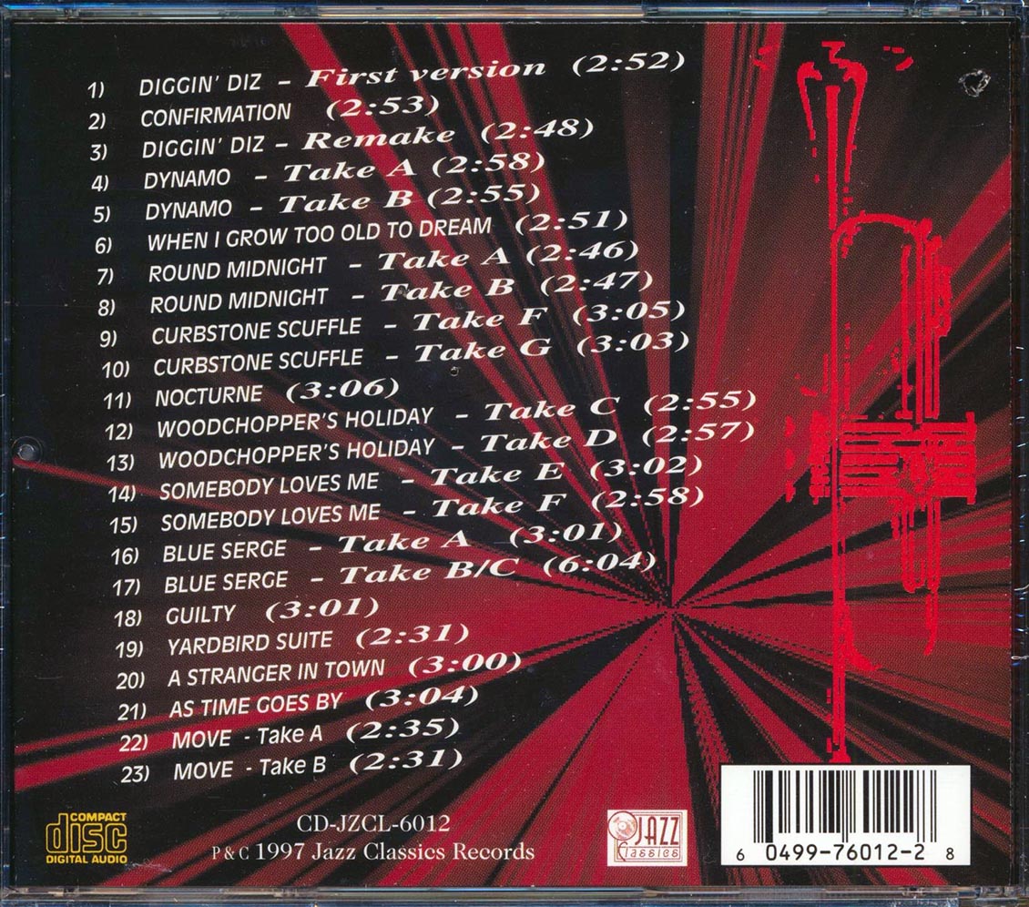 Dizzy Gillespie, Sonny Bergman, Fats Navarro, Etc. - Modern Jazz Trumpets: The Complete Dial Masters (23 tracks) Music CD