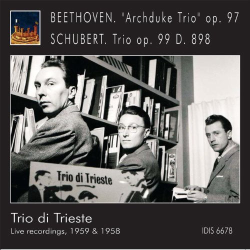 the album cover for Trio Di Trieste - Trios: Beethoven & Schubert