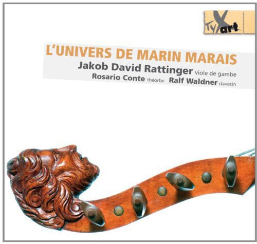 the album cover for Ralf Waldner - Lunivers de Marin Marais