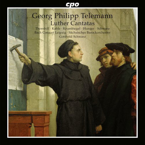 the album cover for Gotthold Schwarz - Luther Cantatas