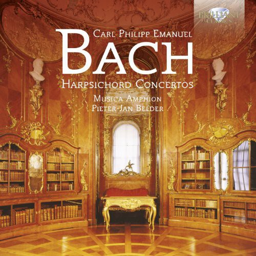 the album cover for Musica Amphion - Harpsichord Concertos