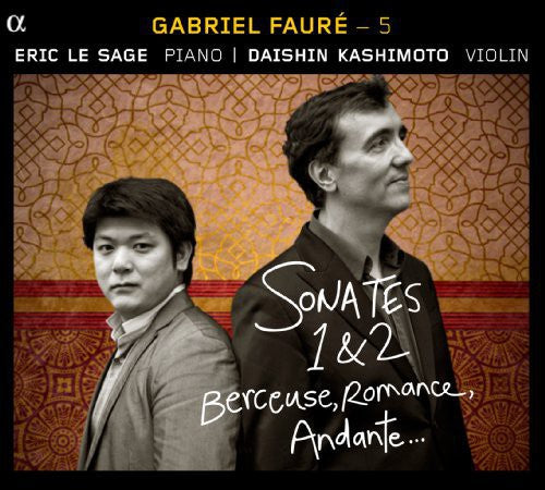 the album cover for Daishin Kashimoto - Sonates 1 & 2 / Berceuse / Romance / Andante