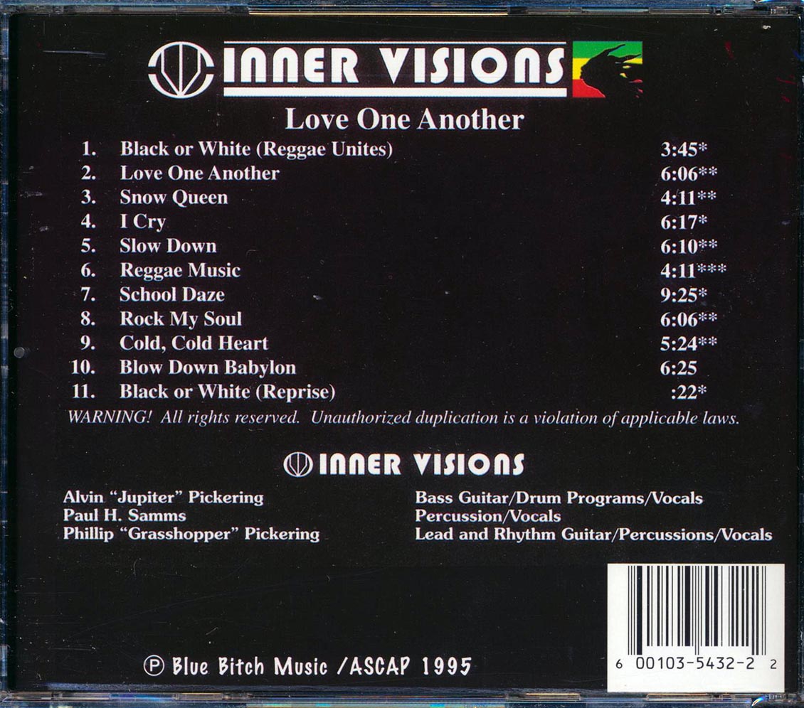 Inner Visions - Love One Another Music CD
