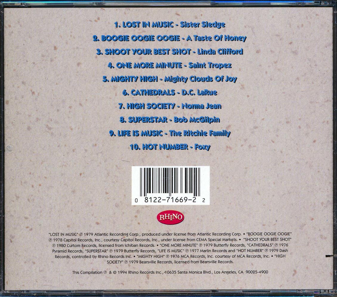 Sister Sledge, Foxy, A Taste Of Honey, Etc. - Disco Hits Volume 6 (marked/ltd stock) Music CD