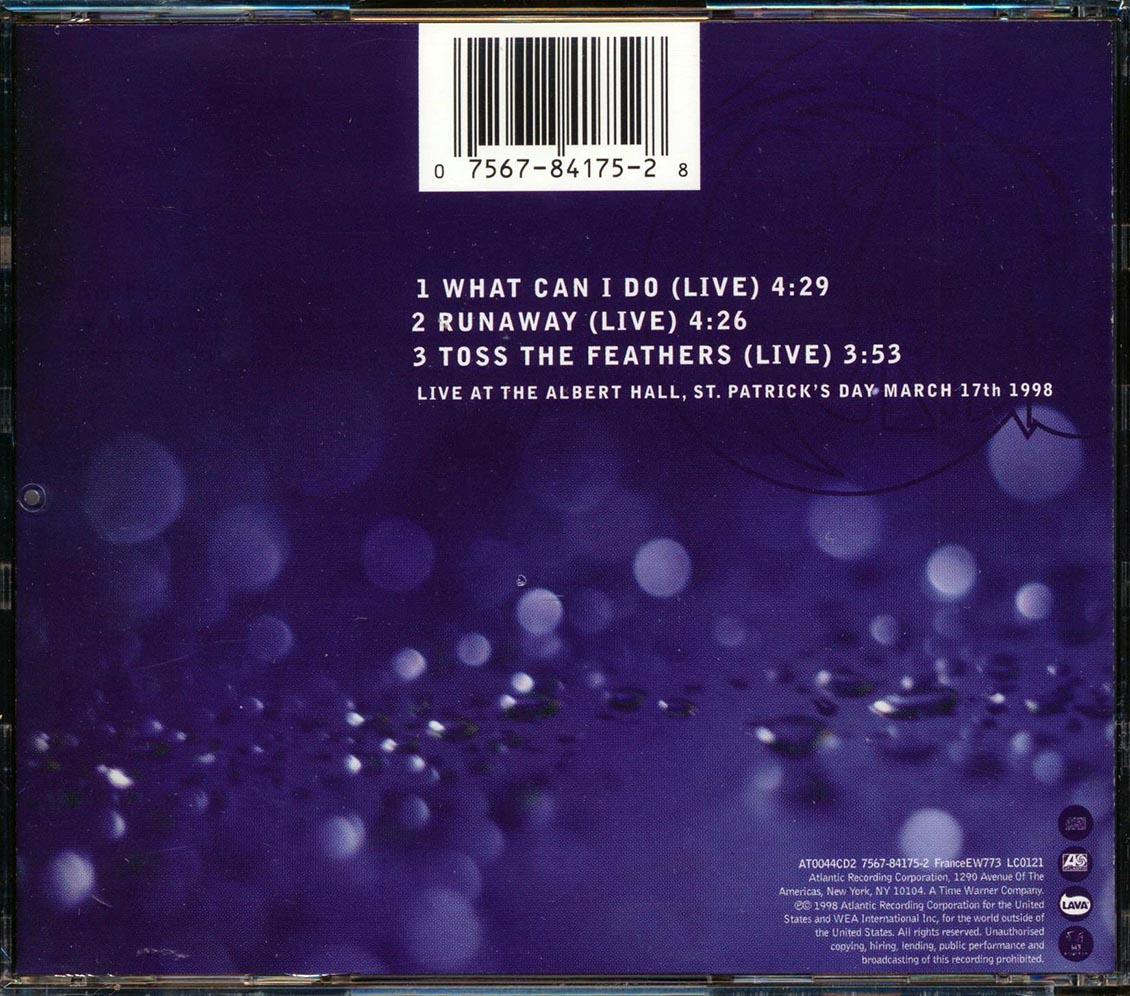 The Corrs - What Can I Do: Live At The Royal Albert Hall, St. Patrick's Day, March 17th, 1998 (3 Tracks) Music CD