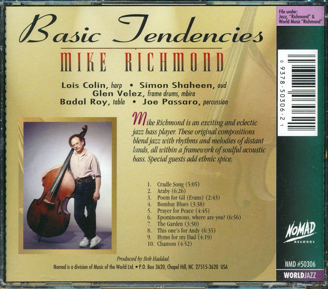 Mike Richmond - Basic Tendencies Music CD