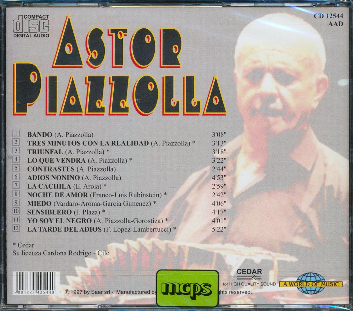 Astor Piazzolla - Astor Piazzolla Music CD