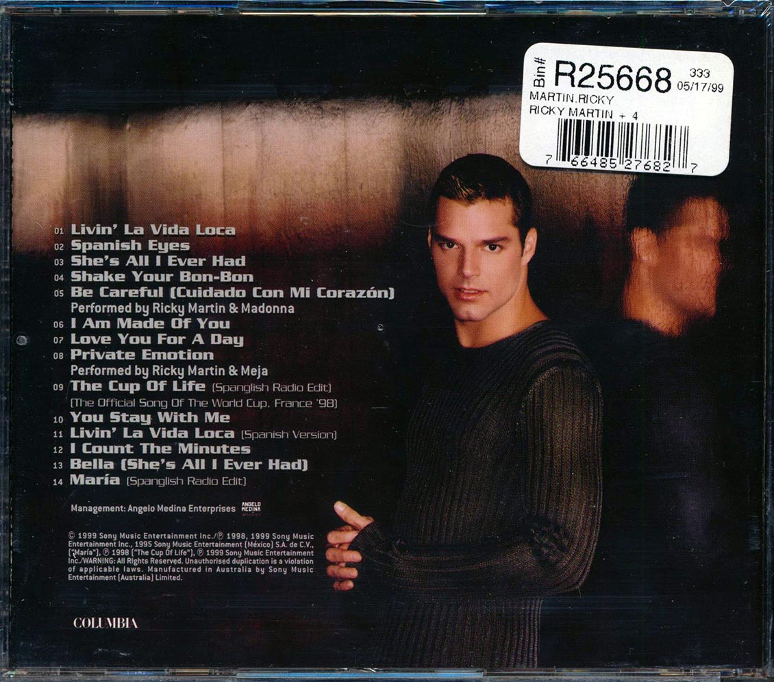 Ricky Martin - Ricky Martin (2xCD) Music CD