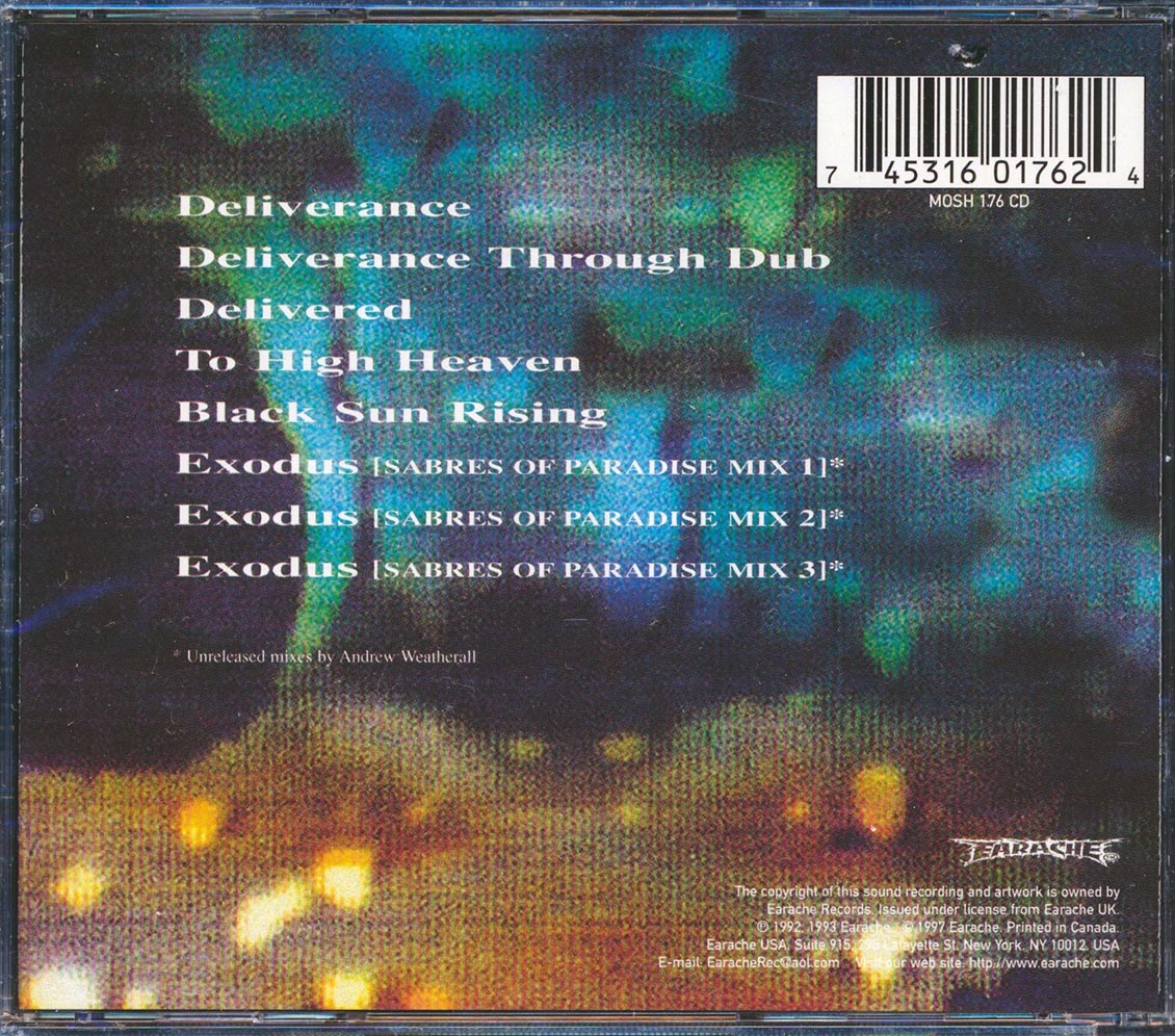 Scorn - Deliverance Music CD