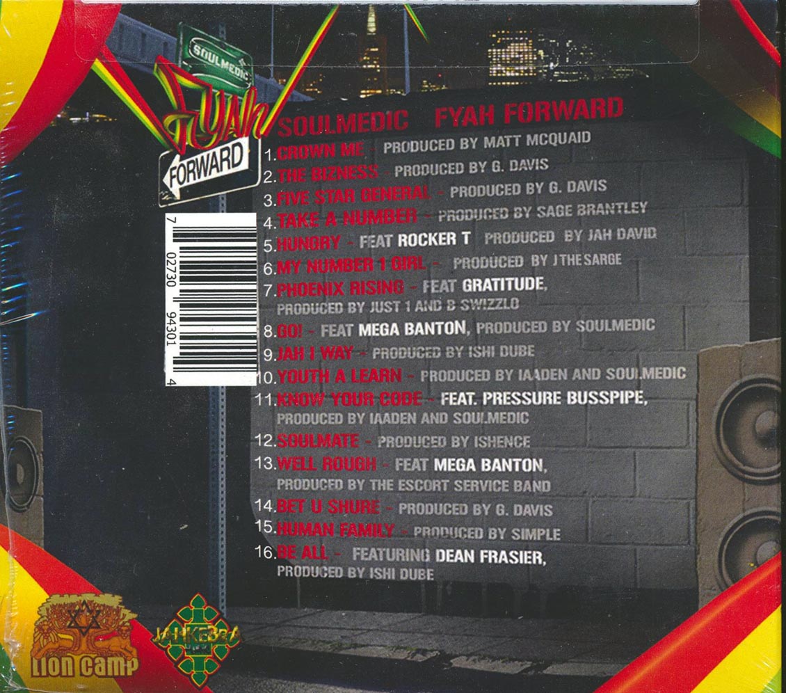 Soulmedic - Fyah Forward Music CD