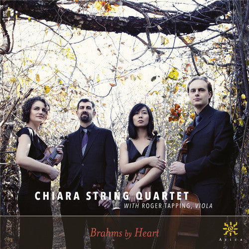 the album cover for Chiara String Quartet - Brahms By Heart