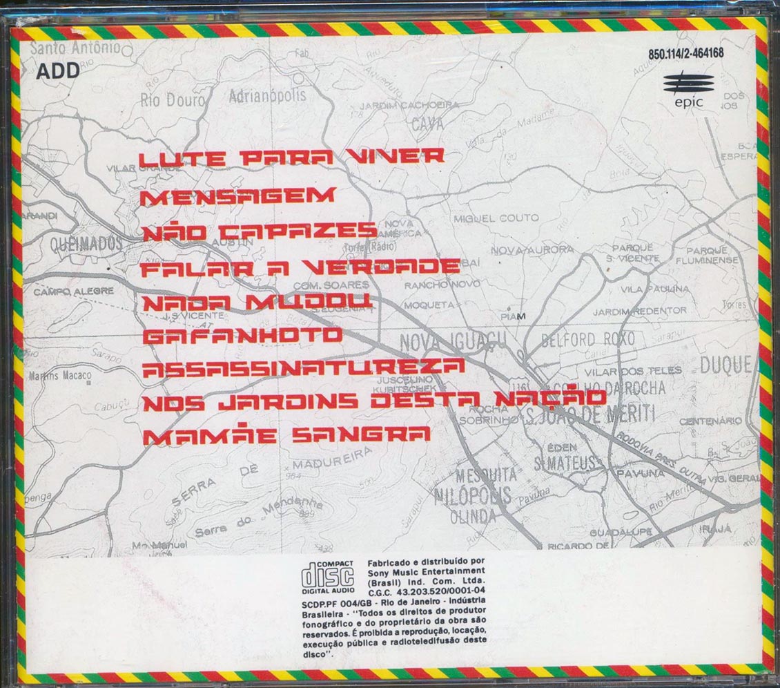 Cidade Negra - Lute Para Viver Music CD