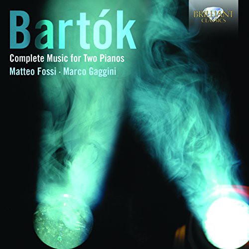 the album cover for Matteo Fossi - Comp Music for 2 Pianos