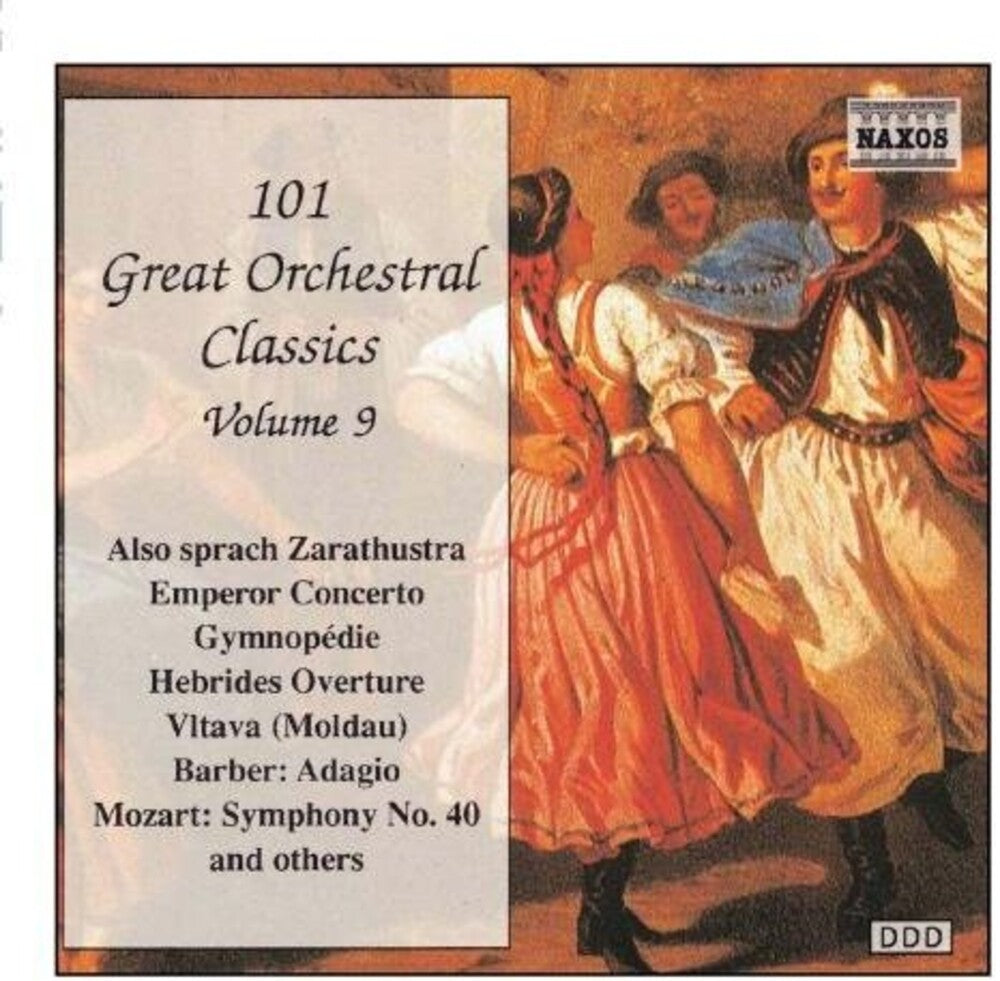 the album cover for Jaroslav Krecek - 101 GREAT ORCHESTRAL CLASSICS, Vol. 9