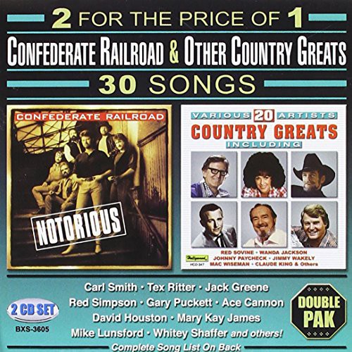 Confederate Railroad - 30 Songs - Music CD