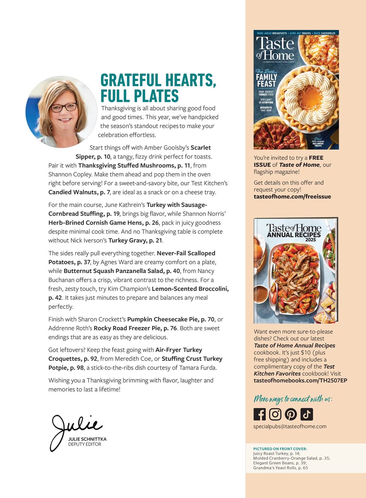 Taste of Home - Thanksgiving Recipes: 104 Simple Recipes For An Unforgettable Feast, Turkey Tips & Tricks, Easy Appetizers, No-Fuss Slow Cooker Sides, Must-Try Thanksgiving Desserts & More!
