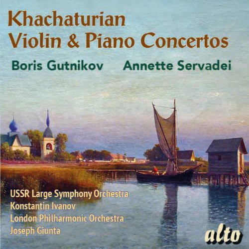 the album cover for Boris Gutnikov - Violin & Piano Concertos