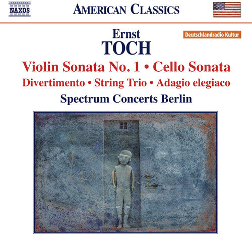 the album cover for Toch - Violin Sonata 1