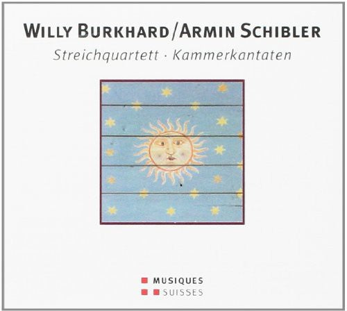 the album cover for Streichquartett / Brukhard / Schibler / Wetter - Streichquartett / Brukhard / Schibler / Wetter : Kammerkantaten