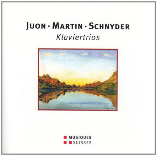 the album cover for Juon / Martin / Schnyder / Schweizer Klaviertrio - Litaniae / Trio Sur de Melodies / Piano Trio