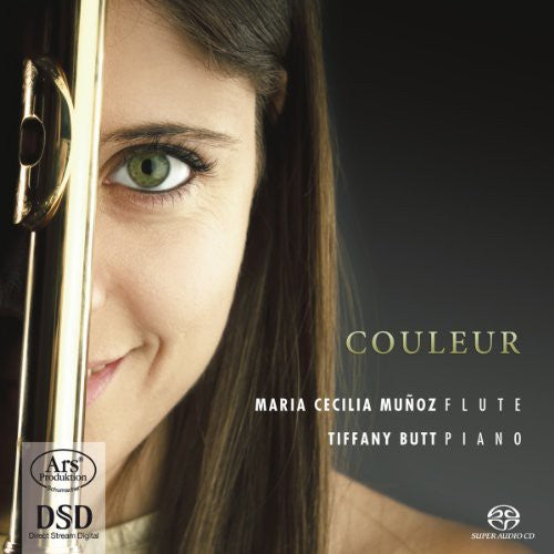 the album cover for Maria Cecilia Munoz - Couleur Flute Piano