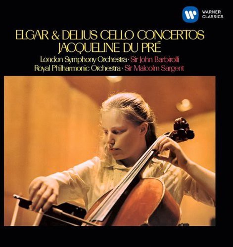 the album cover for Jacqueline Du Pre - Elgar & Delius Cello Concertos