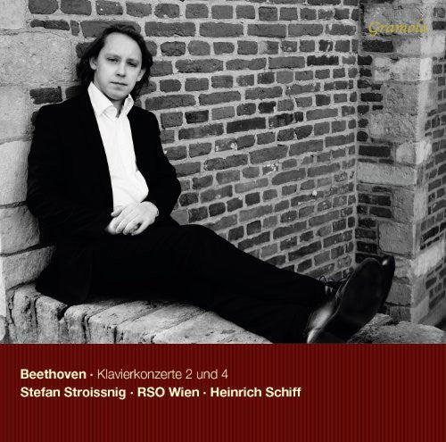 the album cover for Stefan Stroissnig - Piano Ctos 2 & 4