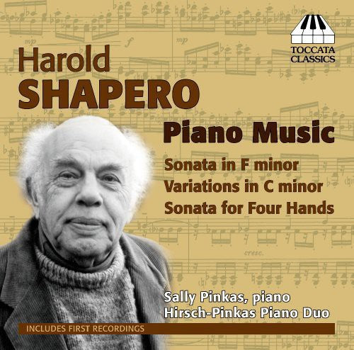 the album cover for Shapero - Piano Music