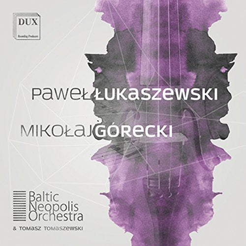 the album cover for Lukaszewski / Gorecki - Works for Orch