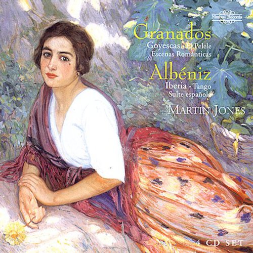 the album cover for Martin Jones - Plays Granados/Albeniz