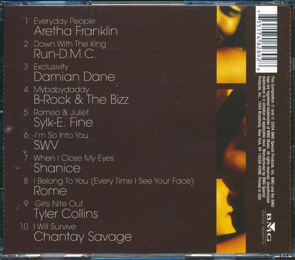 Aretha Franklin Run DMC SWV Et Greatest R&B Hits Of The 90's Music CD
