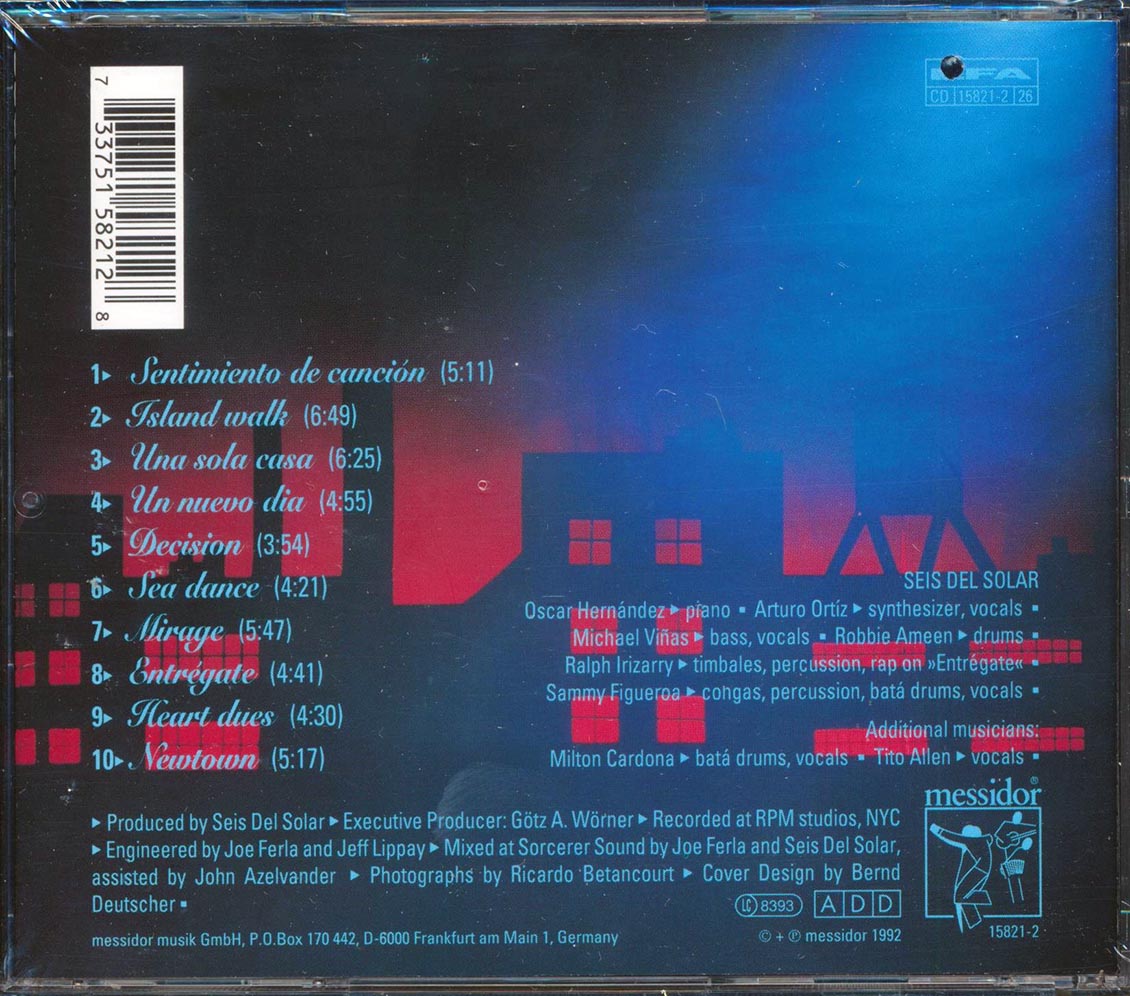 Seis Del Solar - Decision (marked/ltd stock) Music CD