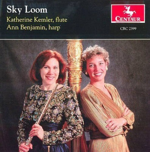 the album cover for Katherine Kemler / Benjamin,Ann - Sky Loom: Lutoslawski, Andres, Et Al