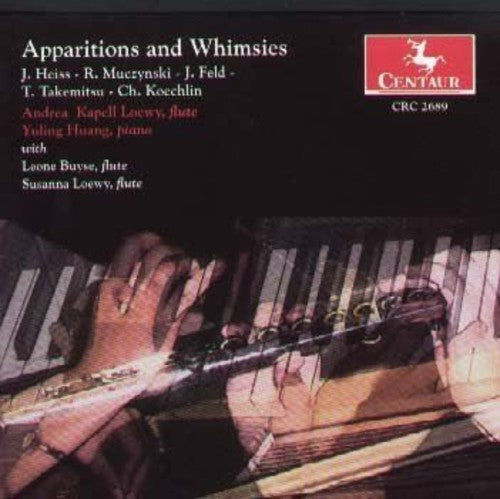 the album cover for Heiss / Muczynski / Lewis / Buyse / Loewy / Huang - Apparitions for Flute & Piano