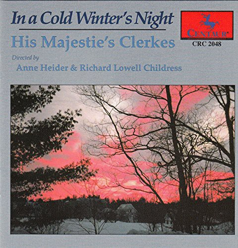 His Majestie's Clerkes - In A Cold Winter's Night: Christmas Choral Music - Music CD